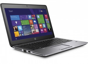 Laptopy HP EliteBook 840 posiadają obudowę łączącą części miękkie i metaliczne